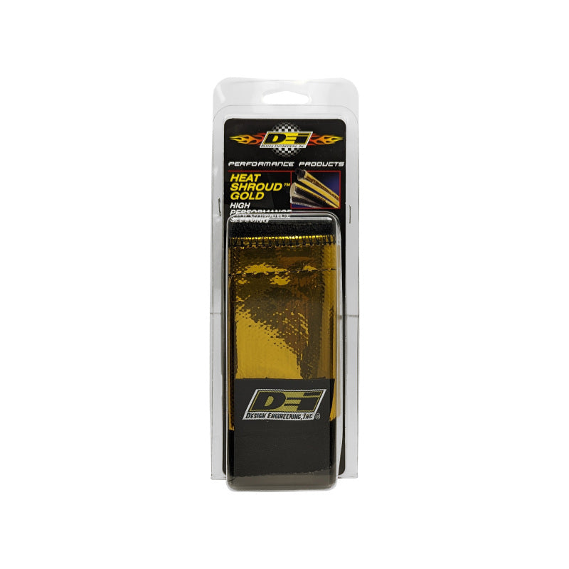 DEI Heat Shroud 1/2in to 1-1/4in I.D. x 3ft - Gold DEI Thermal Wrap  AXOPROS