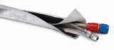 DEI Heat Shroud 2-1/2in x 3ft - Aluminized Sleeving-Hook and Loop Edge DEI Thermal Wrap  AXOPROS