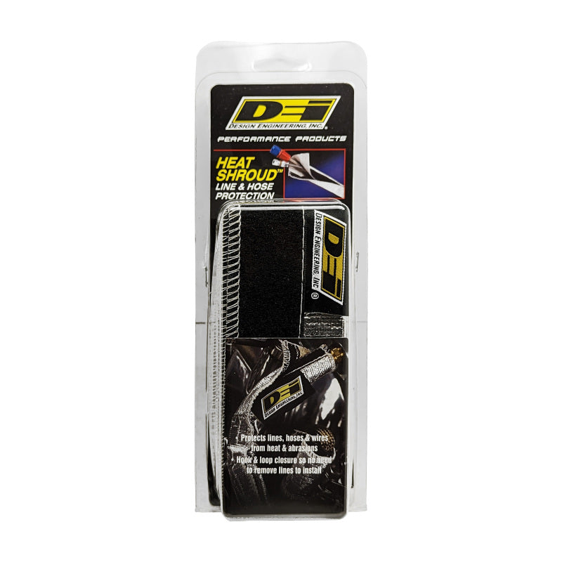 DEI Heat Shroud 2-1/2in x 3ft - Aluminized Sleeving-Hook and Loop Edge DEI Thermal Wrap  AXOPROS