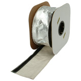 DEI Heat Shroud 2-1/2in x 50ft Spool - Aluminized Sleeving-Hook and Loop Edge DEI Thermal Wrap  AXOPROS