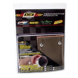 DEI Pipe Shield w/Stainless Steel Clamps - 4in x 8in - Titanium DEI Thermal Sleeves  AXOPROS