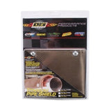 DEI Pipe Shield w/Stainless Steel Clamps - 6in x 12in - Titanium DEI Thermal Sleeves  AXOPROS