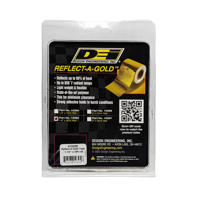 DEI Reflect-A-GOLD 1-1/2in x 30ft Tape Roll DEI Thermal Tape  AXOPROS