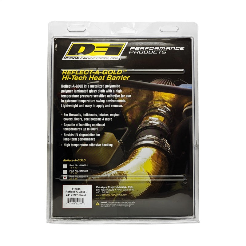 DEI Reflect-A-GOLD 24in x 24in Sheet DEI Thermal Tape  AXOPROS