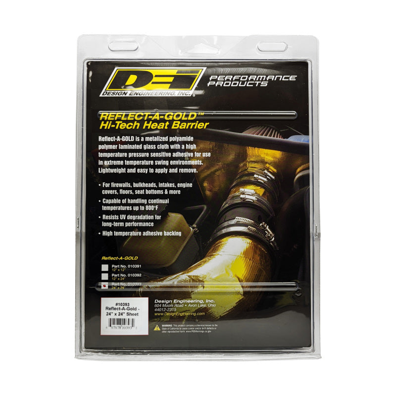 DEI Reflect-A-GOLD 24in x 24in Sheet DEI Thermal Tape  AXOPROS