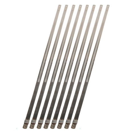DEI Stainless Steel Positive Locking Tie 1/4in (7mm) x 9in - 8 per pack DEI Clamps  AXOPROS