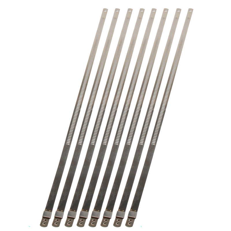 DEI Stainless Steel Positive Locking Tie 1/4in (7mm) x 9in - 8 per pack DEI Clamps  AXOPROS