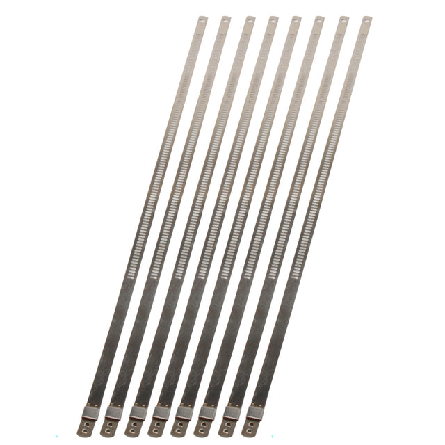DEI Stainless Steel Positive Locking Tie 1/4in (7mm) x 9in - 8 per pack DEI Clamps  AXOPROS