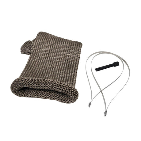 DEI Titanium 4in Knit Exhaust Sleeve - 12in DEI Exhaust Wrap  AXOPROS