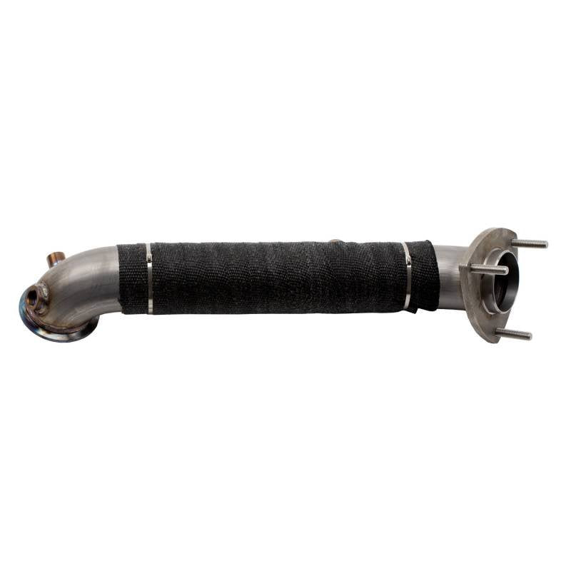 Wehrli 15.5-16 Chevrolet 6.6L LML Duramax 3in Stainless Down Pipe (3 Bolt Flange) Wehrli Downpipes  AXOPROS