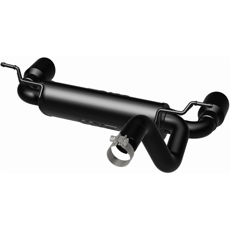 MagnaFlow 2018+ Jeep Wrangler 3.6L Dual Black Tip Axle-Back Exhaust Magnaflow Axle Back  AXOPROS