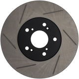 StopTech Power Slot Slotted 99-08 Acura TL (STD Caliper) / 01-03 CL / 04-09 TSX Front Right Rotor Stoptech Brake Rotors - Slotted  AXOPROS