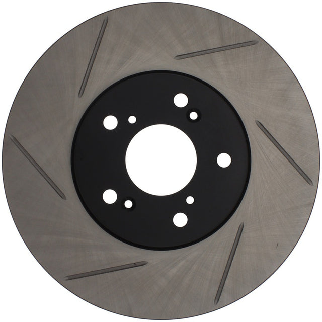 StopTech Power Slot Slotted 99-08 Acura TL (STD Caliper) / 01-03 CL / 04-09 TSX Front Right Rotor Stoptech Brake Rotors - Slotted  AXOPROS