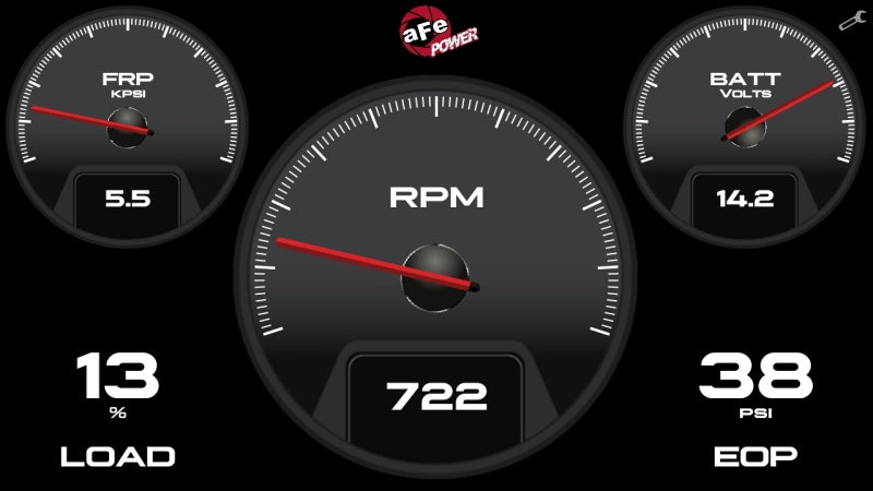 aFe AGD Advanced Gauge Display Digital 5.5in Monitor 08-18 Dodge/RAM/Ford/GM Diesel Trucks aFe Gauges  AXOPROS