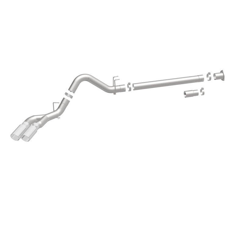 MagnaFlow 08-17 Ford F-250/F-350/F-450 4.6L/6.7 DPF-Back SS 4in Dual Single Passenger Side Rear Exit Magnaflow DPF Back  AXOPROS