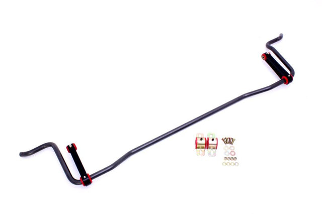 BMR 05-10 S197 Mustang Rear Solid 22mm Sway Bar Kit w/ Bushings & Billet Links - Black Hammertone BMR Suspension Sway Bars  AXOPROS