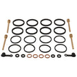 All Balls Racing 09-22 Honda CBR600RA ABS Caliper Rebuild Kit Front All Balls Racing Brake Caliper Rebuild Kits  AXOPROS