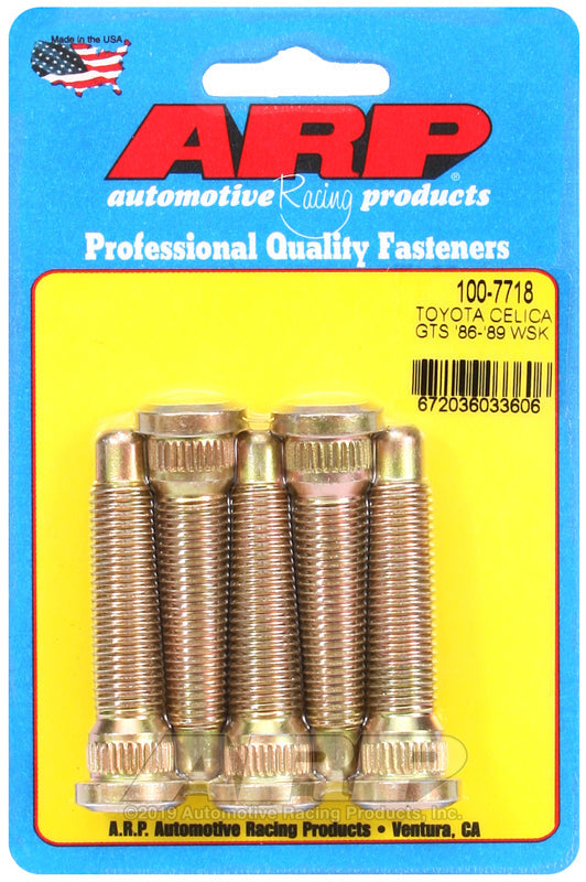 ARP 86-89 Toyota Celica GTS Front Wheel Stud Kit ARP Wheel Studs  AXOPROS