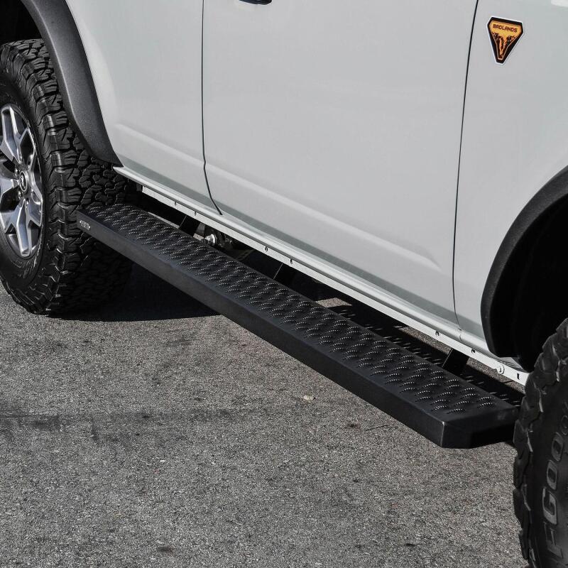 Westin Grate Steps Running Boards 75 in - Textured Black Westin Running Boards  AXOPROS