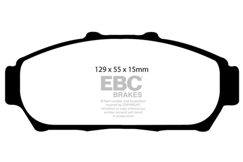 EBC 94-01 Acura Integra 1.8 Ultimax2 Front Brake Pads EBC Brake Pads - OE  AXOPROS