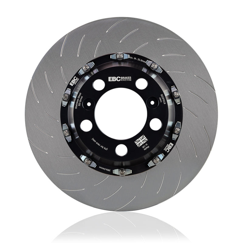 EBC Racing 2012+ Audi S3 2.0T 2 Piece Floating Conversion SG Racing Front Rotors EBC Brake Rotors - 2 Piece  AXOPROS