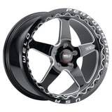 Weld S156 15x10 Ventura 6 Drag 6x139.7 ET38 BS7.00 Gloss BLK MIL DIA 106.1 Weld Wheels - Cast  AXOPROS