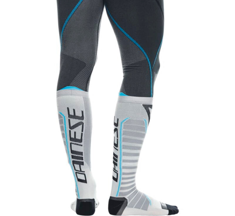 Dainese Dry Long Socks Black/Blue Size - 42/44 Dainese Footwear  AXOPROS