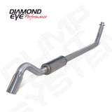 Diamond Eye 4in AL TURBO BACK SGL DUMP OUT 94-02 DODGE NO MFLR INCLUDING TIP Diamond Eye Performance Turbo Back  AXOPROS