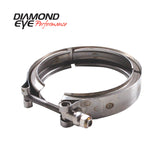 Diamond Eye CLAMP V 4in FITS HX40 PIPE Diamond Eye Performance Clamps  AXOPROS