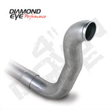 Diamond Eye DWNP 4in TB SGL W/ HX40 FLANGE AL DODGE 5.9L 2500/3500 89-93 2X4 ONLY Diamond Eye Performance Downpipes  AXOPROS