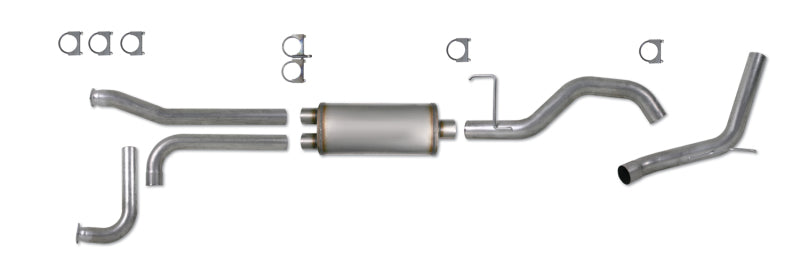 Diamond Eye KIT 3-1/2in CB SGL GAS AL NISSAN TITAN 5.6L 07-10 Diamond Eye Performance Catback  AXOPROS