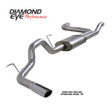 Diamond Eye KIT 3-1/2in CB SGL GAS AL NISSAN TITAN 5.6L 07-10 Diamond Eye Performance Catback  AXOPROS