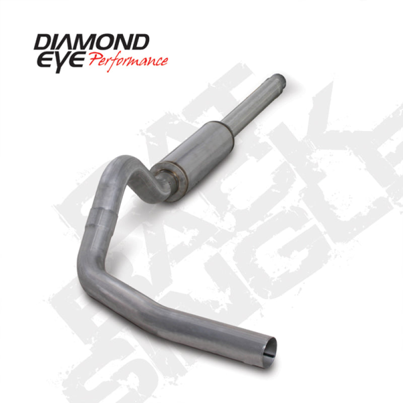 Diamond Eye KIT 4in CB SGL AL: 94-97 FORD 7.3L F250/F350 PWRSTROKE Diamond Eye Performance Catback  AXOPROS