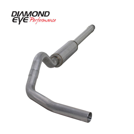 Diamond Eye KIT 4in CB SGL AL: 94-97 FORD 7.3L F250/F350 PWRSTROKE Diamond Eye Performance Catback  AXOPROS