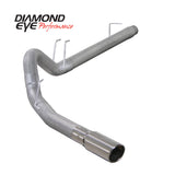 Diamond Eye KIT 4in DPF-BACK SGL AL 08-09 6 4L F250/F350 PCKGD BX46X14X14OD EL-PL 44inX13 5inX13 5in Diamond Eye Performance DPF Back  AXOPROS