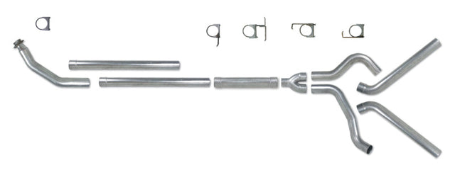 Diamond Eye KIT 4in TB MFLR RPLCMENT PIPE DUAL AL: 94-02 DODGE CUMMINS 5.9L Diamond Eye Performance Turbo Back  AXOPROS
