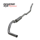 Diamond Eye KIT 4in TB MFLR RPLCMENT PIPE SGL AL: 2-WHEEL DRIVE ONLY 89-93 DODGE CUMMINS 5.9L Diamond Eye Performance Turbo Back  AXOPROS
