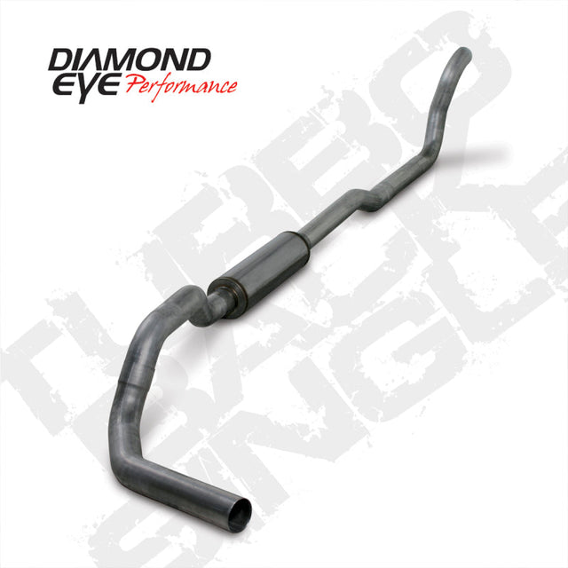 Diamond Eye KIT 4in TB MRP SGL SS DDG2X4 89-93 Dodge 5.9L Cummins 2500/3500 Diamond Eye Performance Turbo Back  AXOPROS