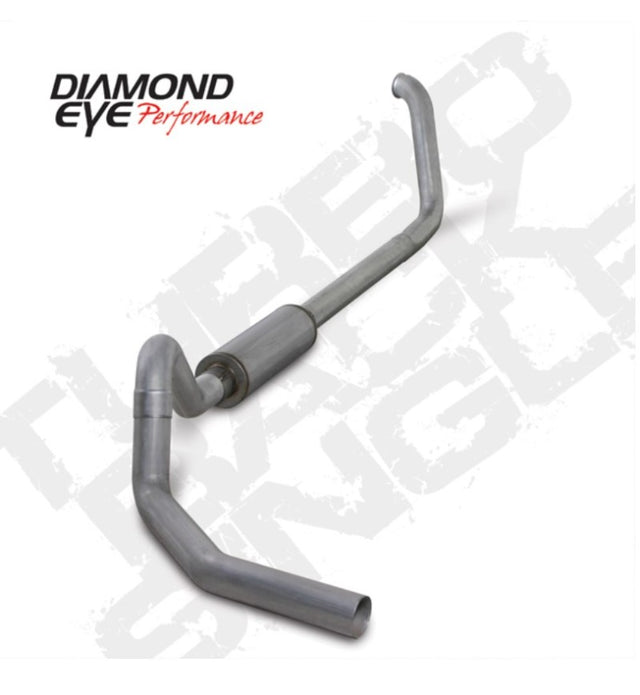 Diamond Eye KIT 4in TB SGL AL: 00-03 FORD 7.3L F240/F350 CandC Diamond Eye Performance Turbo Back  AXOPROS