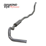 Diamond Eye KIT 4in TB SGL AL: 4-WHEEL DRIVE ONLY 89-93 DODGE CUMMINS 5.9L Diamond Eye Performance Turbo Back  AXOPROS