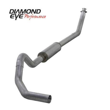 Diamond Eye KIT 4in TB SGL AL: 98.5-02 DODGE CUMMINS 5.9L Diamond Eye Performance Turbo Back  AXOPROS