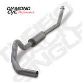 Diamond Eye KIT 4in TB SGL AL: 98.5-02 DODGE CUMMINS 5.9L Diamond Eye Performance Turbo Back  AXOPROS