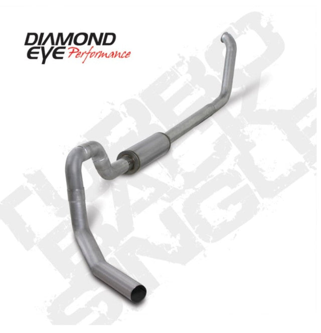 Diamond Eye KIT 4in TBSGL AL: 00-03 FORD 7.3L F550 ROLLOVER Diamond Eye Performance Turbo Back  AXOPROS
