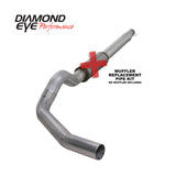 Diamond Eye KIT 5in CB MFLR RPLCMENT PIPE SGL AL: 94-97 FORD 7.3L F250/F350 PWRSTROKE Diamond Eye Performance Catback  AXOPROS