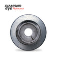 Diamond Eye MFLR 4inID SGL IN/SGL OUT 7inDIA X 24in BODY 30in LENGTH PERF SLOTTED ENDS 409 SS Diamond Eye Performance Muffler  AXOPROS
