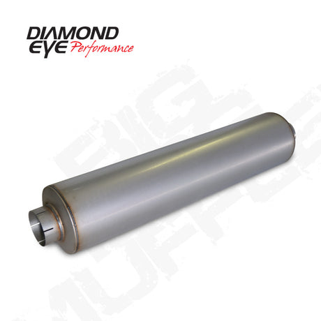 Diamond Eye MFLR BIG DOG QUIET TONE 5inID SGL IN/SGL OUT 10inDIA X 45in BODY 51in LENGTH BAFFLED AL Diamond Eye Performance Muffler  AXOPROS
