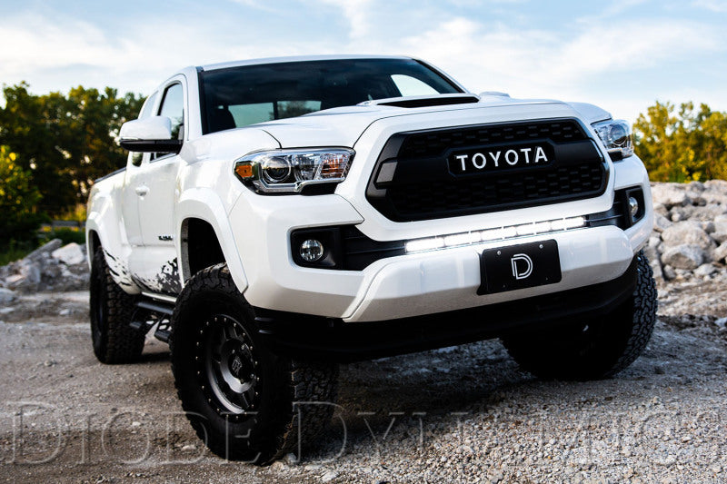 Diode Dynamics 16-21 Toyota Tacoma SS30 Stealth Lightbar Kit - White Combo Diode Dynamics Light Bars & Cubes  AXOPROS