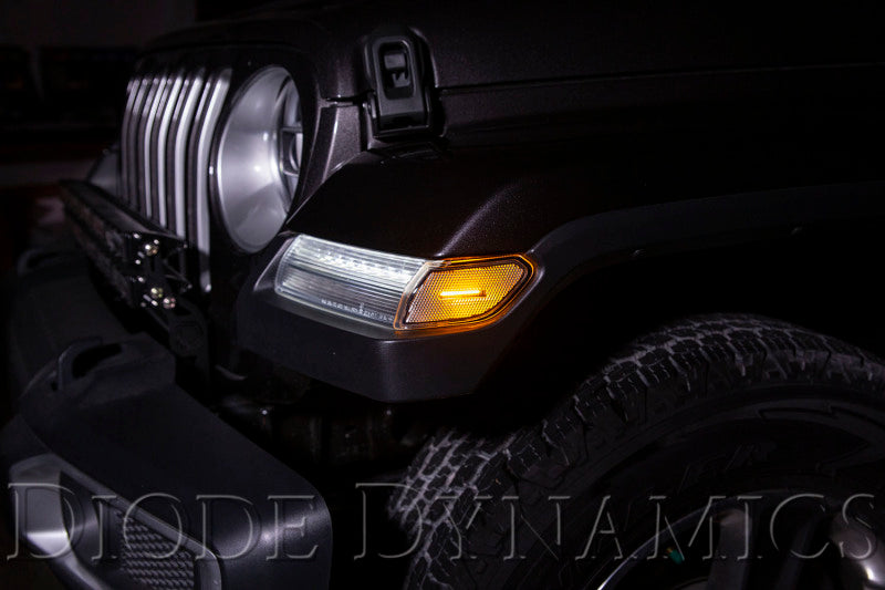 Diode Dynamics 18-21 Jeep JL Wrangler/Gladiator Sidemarkers Clear (set) Diode Dynamics Light Accessories and Wiring  AXOPROS