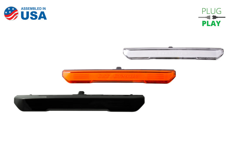 Diode Dynamics 20-21 Sierra 2500/3500 HD LED Sequential Sidemarkers Smoked Set Diode Dynamics Light Accessories and Wiring  AXOPROS