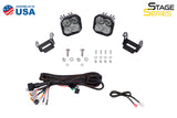 Diode Dynamics 2021 Ford Bronco Sport SS3 LED Ditch Light Kit - White Combo Diode Dynamics Light Accessories and Wiring  AXOPROS